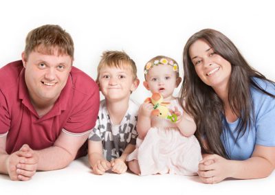 family in the studio photography wirral